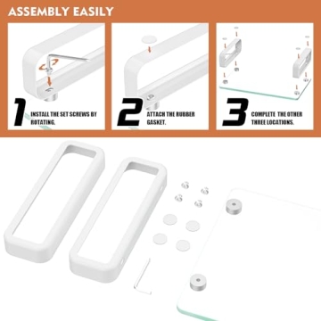Elevate Workspace with Hemudu Clear Monitor Stand Riser