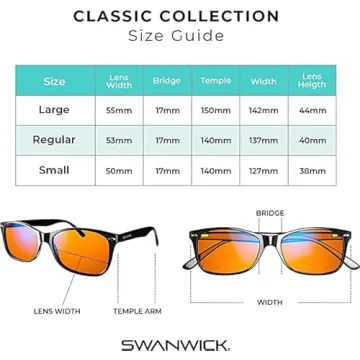 Swanwick CLASSIC NIGHT Blue Light Blocking Glasses for Sleep
