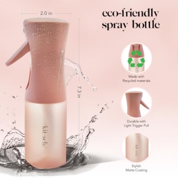 Ultra Fine Mist Spray Bottle Recycled Plastic Eco-Friendly