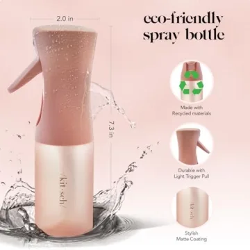Ultra Fine Mist Spray Bottle Recycled Plastic Eco-Friendly