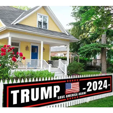 CHXSM 2024 Trump Flag Banner for Political Support