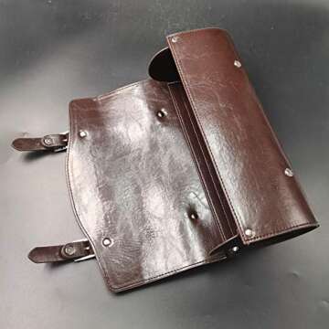 Stylish CDHPOWER Cow Leather Bicycle Storage Bag