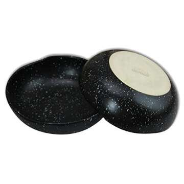 roro Handmade Ceramic Bowls - Set of 2 Matte Black Design