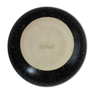 roro Handmade Ceramic Bowls - Set of 2 Matte Black Design