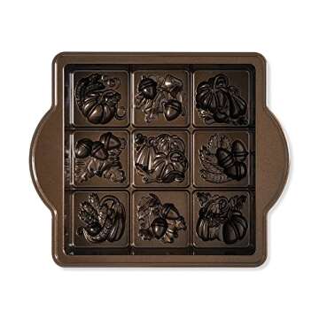 Nordic Ware Seasonal Squares Pan for Fall Baking