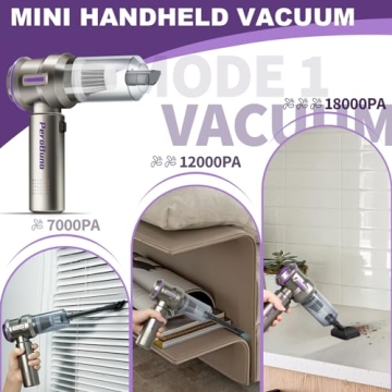 Powerful PeroBuno Handheld Car Vacuum for Versatile Cleaning