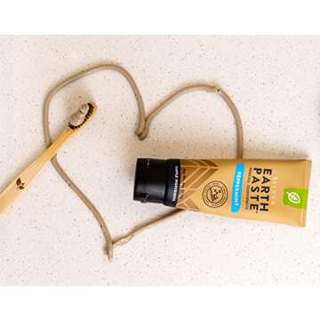 Redmond Earthpaste - Natural Non-Flouride Toothpaste, Peppermint, 4 Ounce Tube (1 Pack)