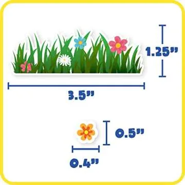 READY 2 LEARN Foam Stickers - Garden - Pack of 168 - Self-Adhesive Stickers for Kids - 3D Puffy Flower Stickers for Laptops, Party Favors and Crafts