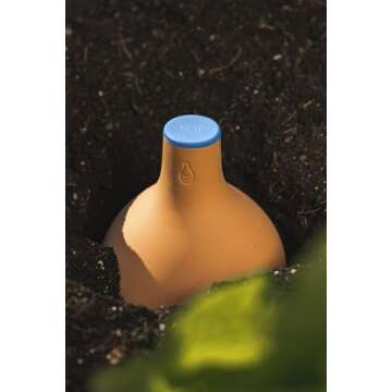 GrowOya Garden OYA Small Watering Pot Plant Irrigation System Sustainable Traditional Olla Watering ...