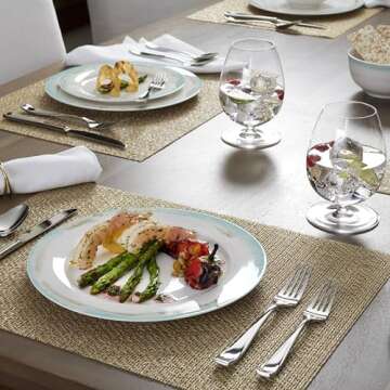 Oneida Moda 65-Piece Flatware Set for 12 - Timeless Elegance
