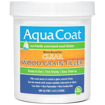 Aqua Coat Water Based Wood Grain Filler Gel for Flawless Finishes