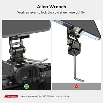 SmallRig Universal Cell Phone Mount for iPhone & Tripods