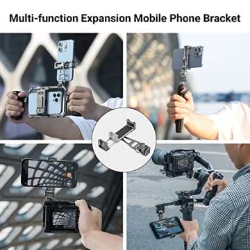 SmallRig Universal Cell Phone Mount for iPhone & Tripods