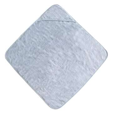 Mushie Baby Hooded Towel in Organic Cotton for Cozy Comfort