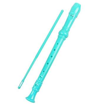 Mr.Power Soprano Recorder German Style C Key Recorders Gift for Beginners Practice, Education, Performance, Ensemble Playing (Green)