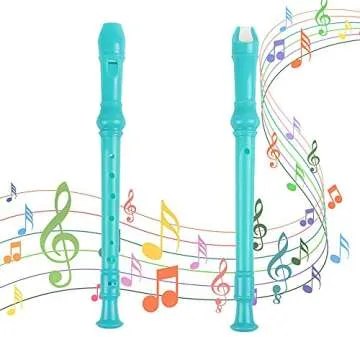 Mr.Power Soprano Recorder German Style C Key Recorders Gift for Beginners Practice, Education, Performance, Ensemble Playing (Green)