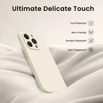 ORNARTO iPhone 14 Pro Liquid Silicone Case & Protector