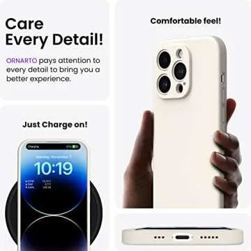 ORNARTO iPhone 14 Pro Liquid Silicone Case & Protector