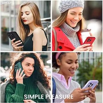 ORNARTO iPhone 14 Pro Liquid Silicone Case & Protector