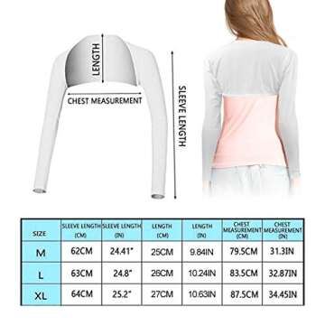 Breathable Anti-UV Golf Cooling Arm Sleeves for Women