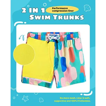 Buy Boys Compression Liner Swim Trunks Quick Dry Summer Shorts