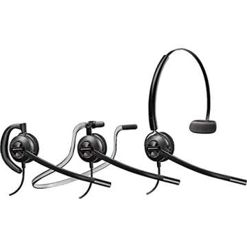 Plantronics EncorePro HW540 - Multi-Wear Headset for Call Center