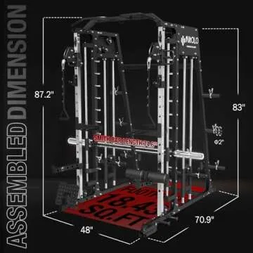 Mikolo Smith Machine for Home Gym, 2200lbs Capacity