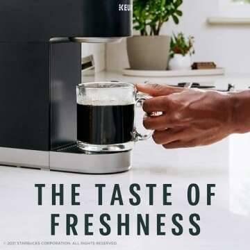 Starbucks K-Cup Coffee Pods, Cinnamon Dolce Flavored Coffee, Naturally Flavored, 100% Arabica, 1 box (10 pods)