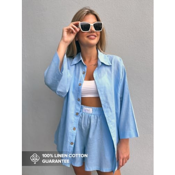 YOLA Women's Organic Summer Outfit 2024 Trendy Set