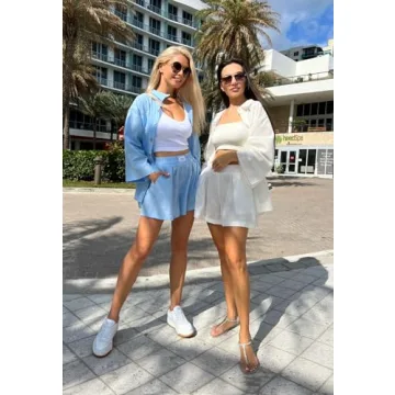 YOLA Women's Organic Summer Outfit 2024 Trendy Set