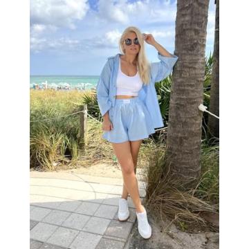 YOLA Women's Organic Summer Outfit 2024 Trendy Set