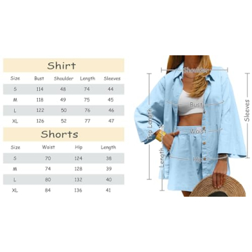 YOLA Women's Organic Summer Outfit 2024 Trendy Set