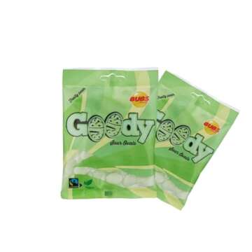2x90g Bubs Goody Sour Ovals Fruity Pear