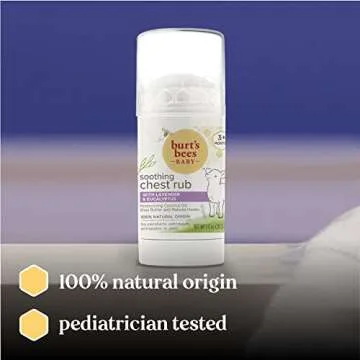 Burt's Bees Baby Chest Rub Stick - Natural Moisturizing Comfort