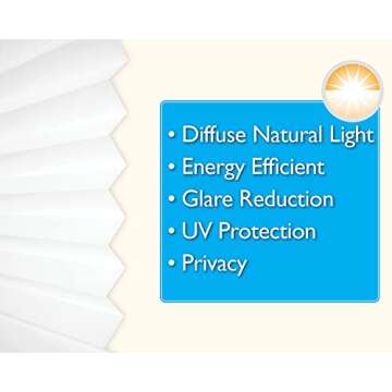 Redi Shade No Tools Original Light Filtering Pleated Paper Shade White, 48" W x 72" L, 6 Pack