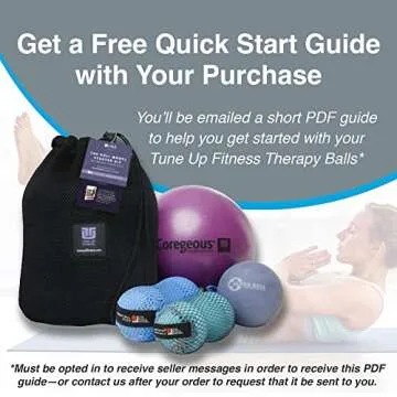 Tune Up Fitness – Alpha Twin Set in Tote | Larger Sized Yoga Massage Therapy Balls | Trigger Point Ball, Myofascial Release and Pain Relief for Upper & Lower Back, IT Band, QL, Hamstrings, Glutes
