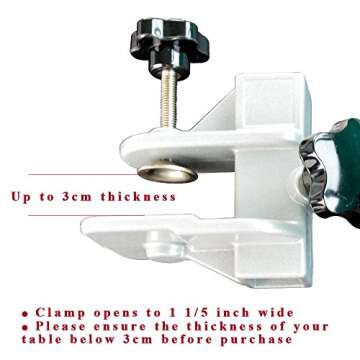 SHELANDY Pet Dog Grooming Table arms Hair Dryer Holder Hands-Free Tool Holding Arms with Clamps