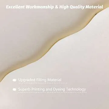 MAXYOYO Japanese Floor Mattress Futon Mattress Queen Size, Thicken Tatami Mat Sleeping Pad Foldable Roll Up Mattress Trifold Mattress Pad Guest Mattress Bed Floor Bed（Off White,Queen Size