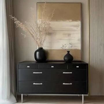 VEHCIL 10 Pack Brushed Nickel Cabinet Pulls,5 Inch(128mm) Kitchen Cabinet Handles, Drawer Pulls Handles for Kitchen Cabinets Hardware Cupboard Closet Bathroom Dresser, Solid Zinc Alloy