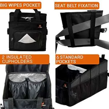 FoxBoxUsa Car Organizer for Efficient Road Trips