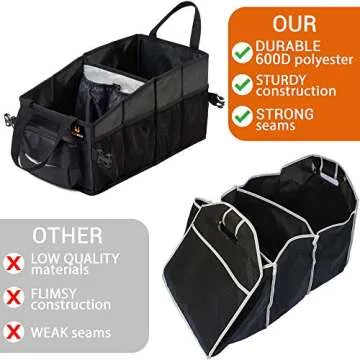 FoxBoxUsa Car Organizer for Efficient Road Trips