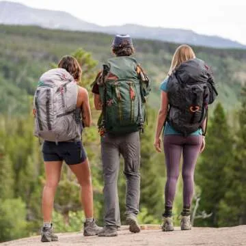 Kelty Redwing 50 – 50 Liter Internal Frame Backpack for Hiking, Backpacking, Travel, Hip Belt, Tailored Fit, 2023 (Duck Green)