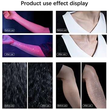 MEICOLY Body Glitter Spray - Dazzling Shine for Festivals