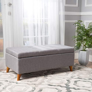 Stylish Harper Fabric Storage Ottoman - Perfect for Your Home