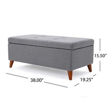 Stylish Harper Fabric Storage Ottoman - Perfect for Your Home