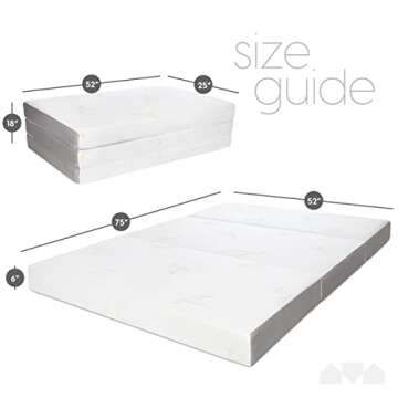 Milliard Trifold Mattress - Comfort & Portability for All