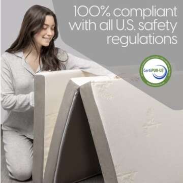 Milliard Trifold Mattress - Comfort & Portability for All