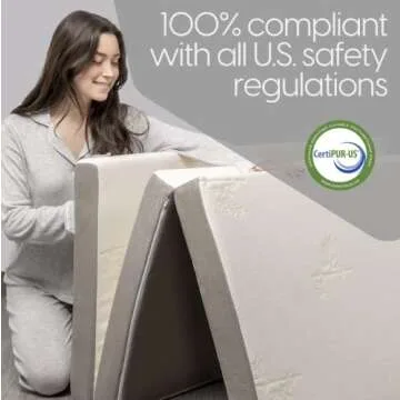 Milliard Trifold Mattress - Comfort & Portability for All
