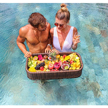 Floating Pool Tray Floating Serving Tray Table & Bar - Swimming Pool Floats for Adults, Spas, & Pool...