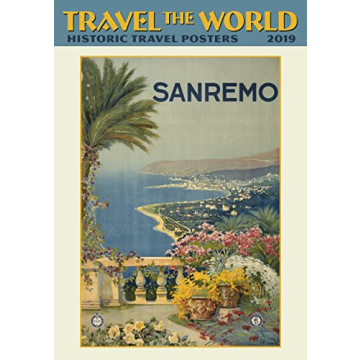 Travel World Oversize Vintage Calendar for Dreamers